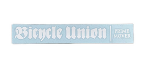 Bicycle Union Prime mover die cut sticker